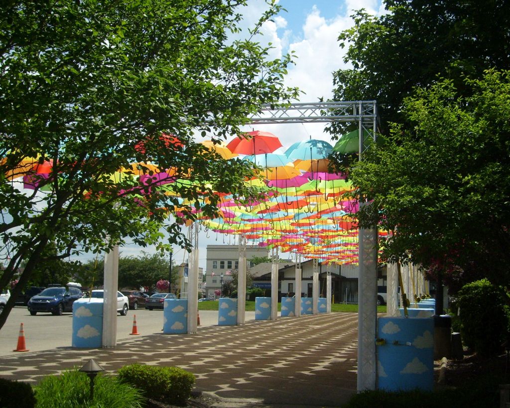 Batesville's Umbrella Sky Project