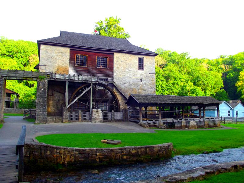 Spring Millay Spring Mill State Park – Mossy Feet Books – Author Paul R. Wonning