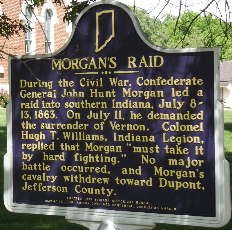 John Morgan at Jennings County Courthouse